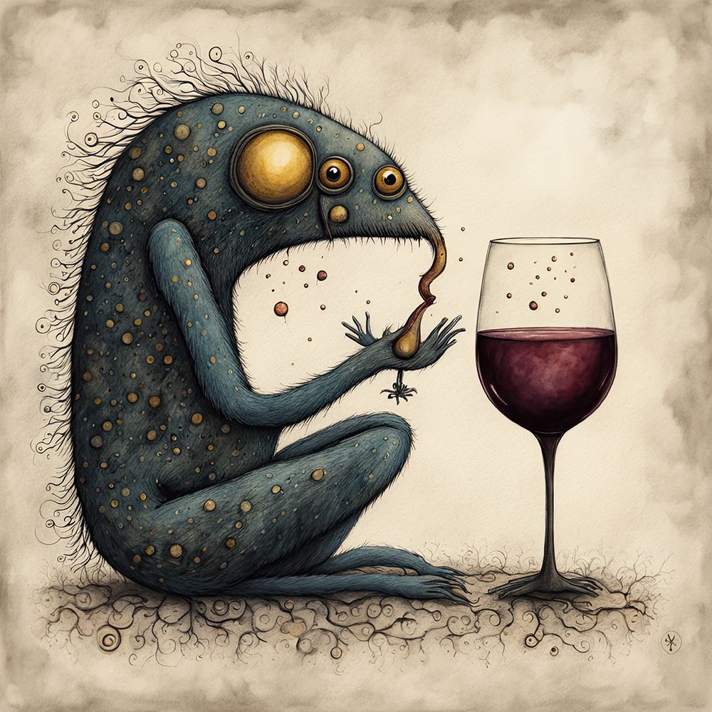 The Drunkard art print by Ronald Bolokofsky for $57.95 CAD