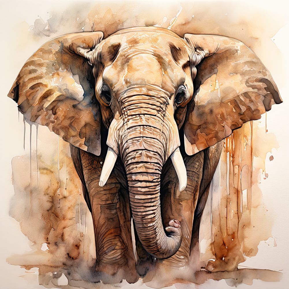 The Elephant art print by Ronald Bolokofsky for $57.95 CAD