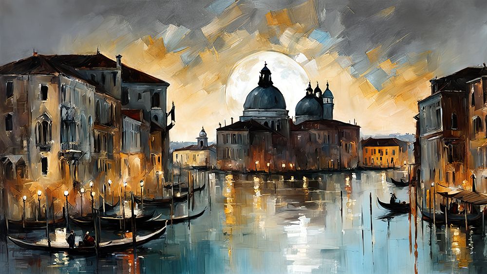 The Grand Canal art print by Ronald Bolokofsky for $57.95 CAD