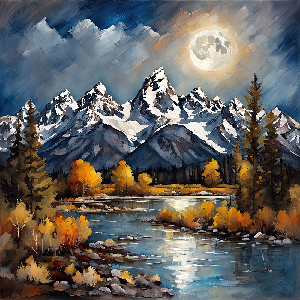 The Majestic Mountain art print by Ronald Bolokofsky for $57.95 CAD