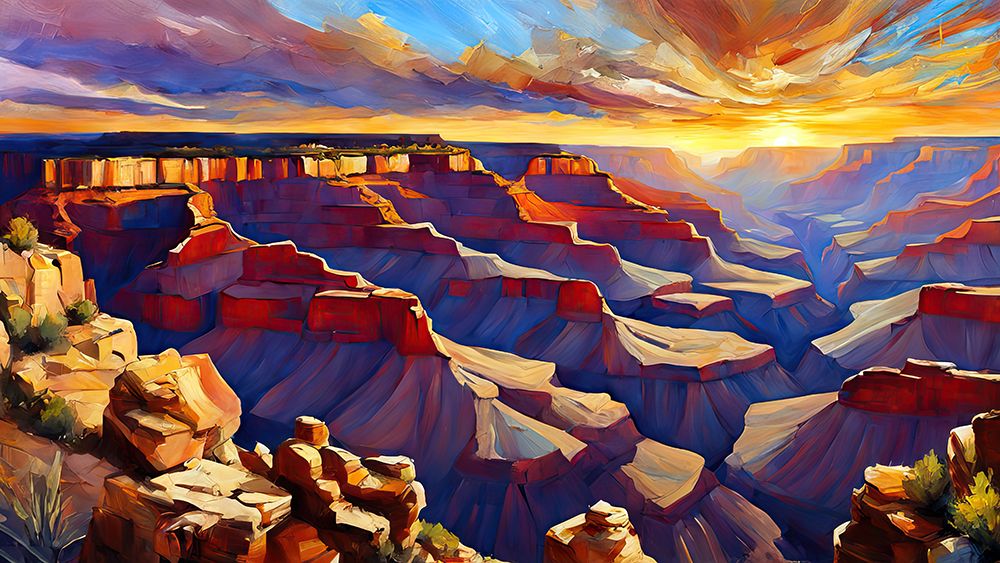 The Rocky Cliffs art print by Ronald Bolokofsky for $57.95 CAD