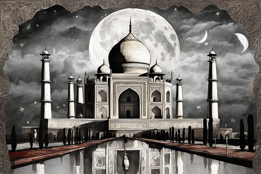 The Taj Mahal At Night art print by Ronald Bolokofsky for $57.95 CAD