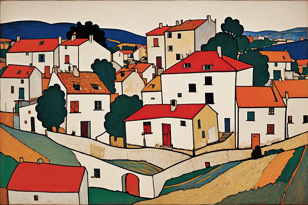 The Village art print by Ronald Bolokofsky for $57.95 CAD