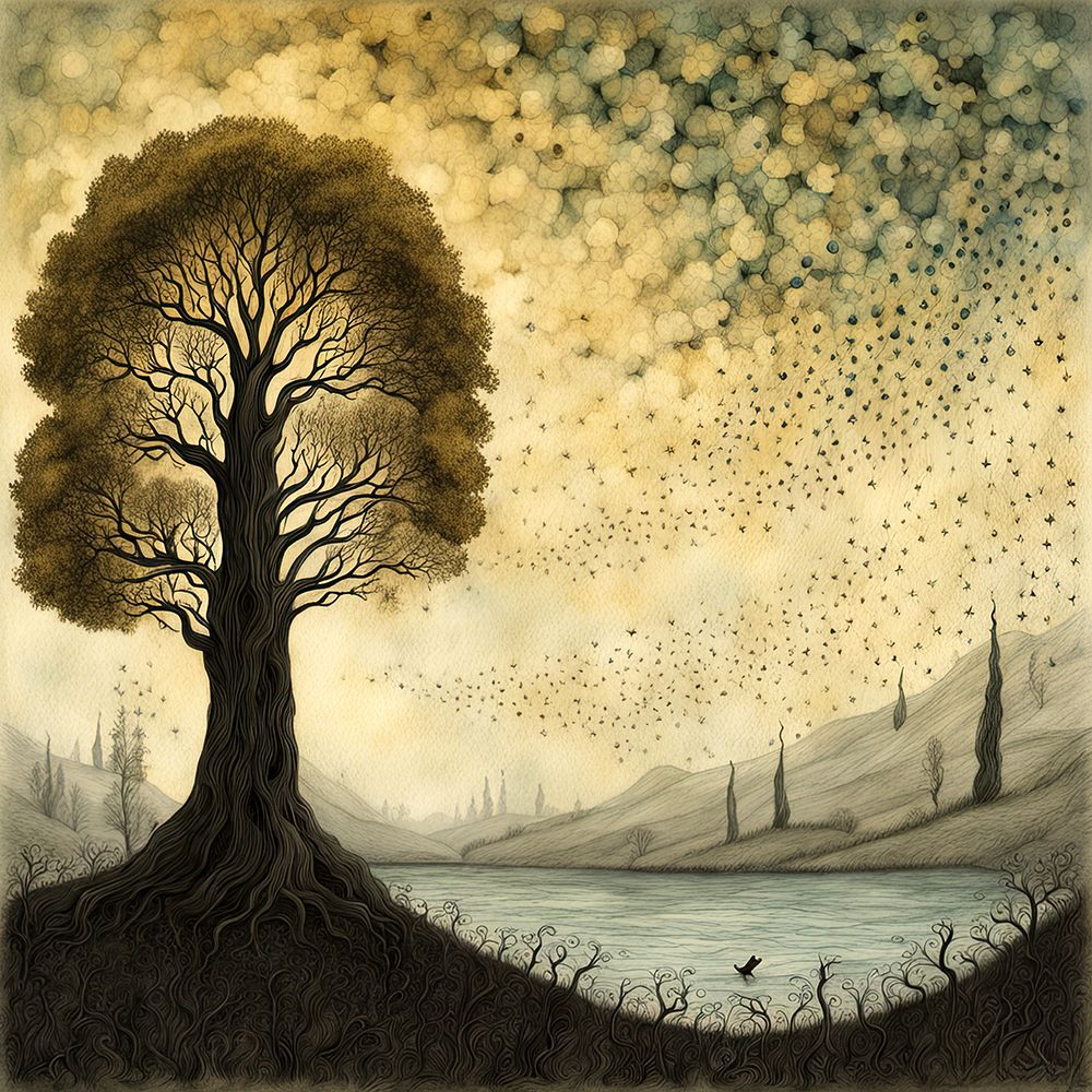 Tree In The Sky art print by Ronald Bolokofsky for $57.95 CAD