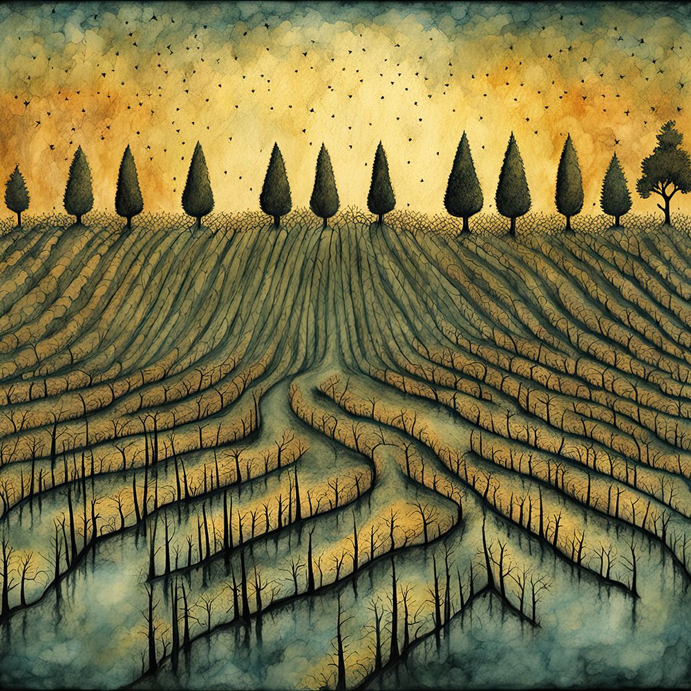 Tree Path art print by Ronald Bolokofsky for $57.95 CAD