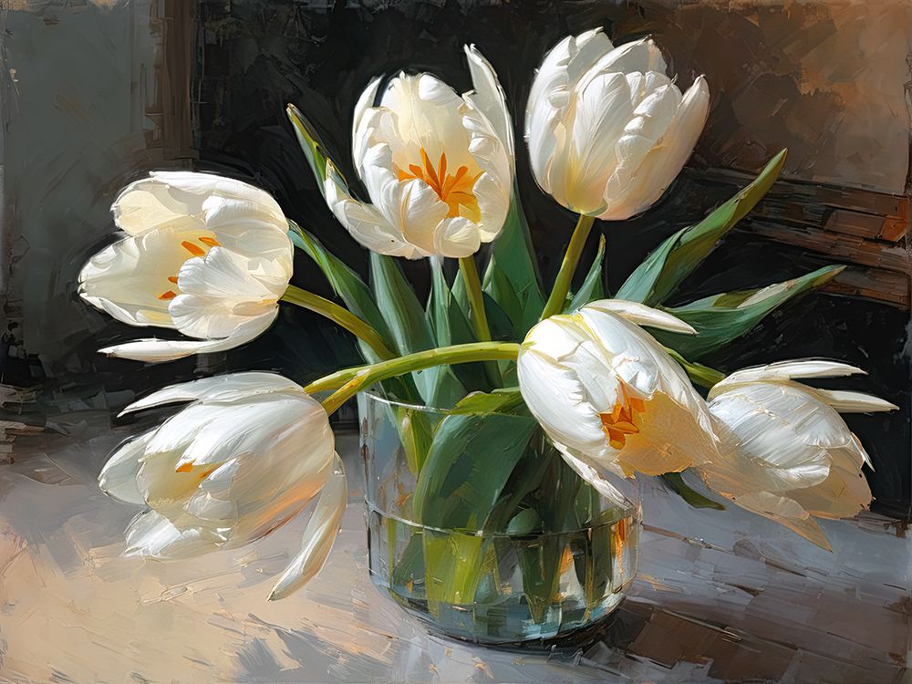 Tulip Trio art print by Ronald Bolokofsky for $57.95 CAD