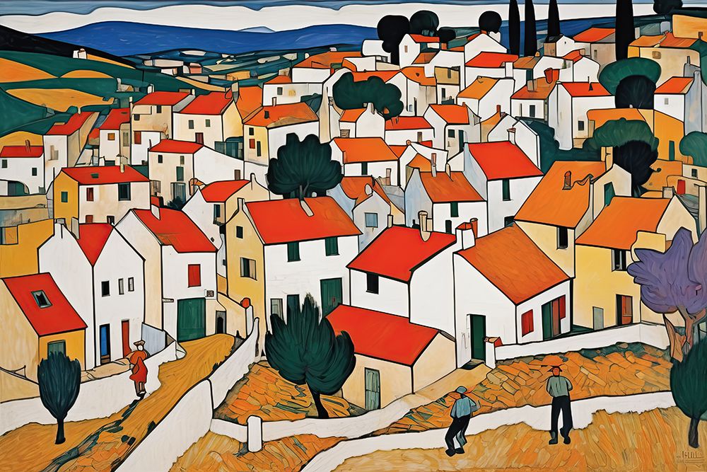 Village Life art print by Ronald Bolokofsky for $57.95 CAD