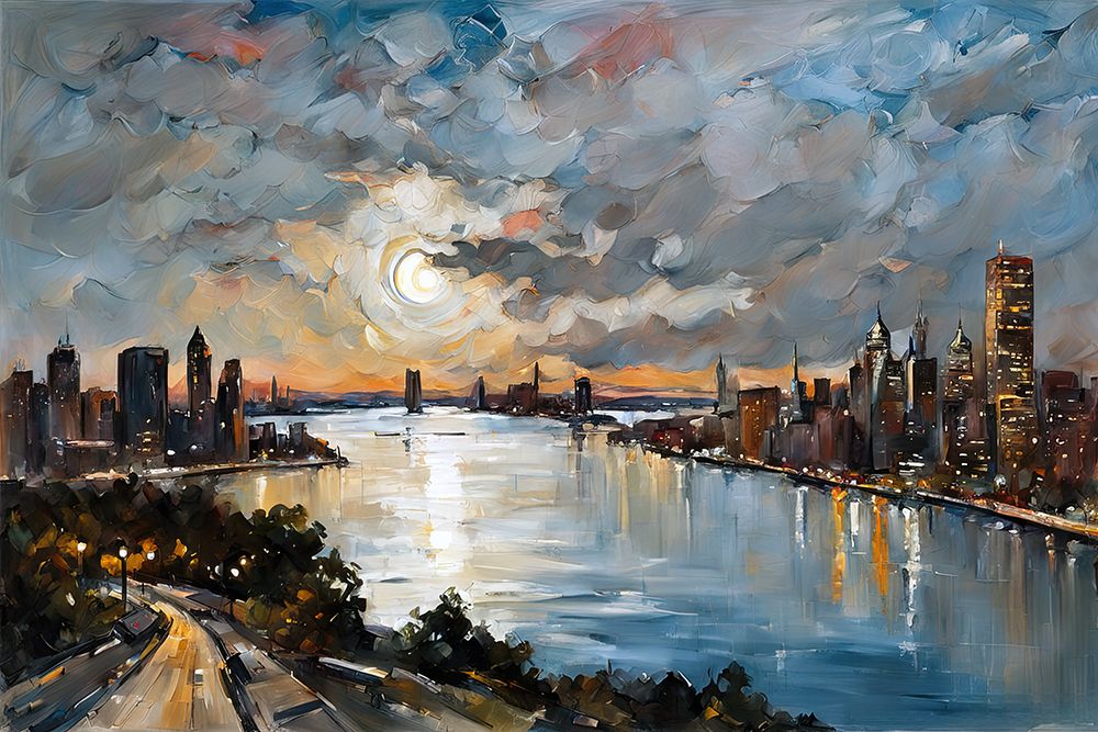Waking City Dawn art print by Ronald Bolokofsky for $57.95 CAD