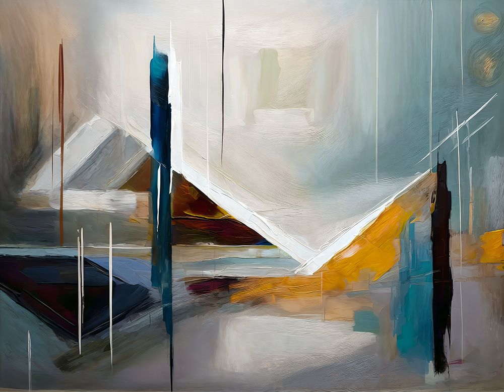 Abstract Urban Dreamscape art print by Ronald Bolokofsky for $57.95 CAD