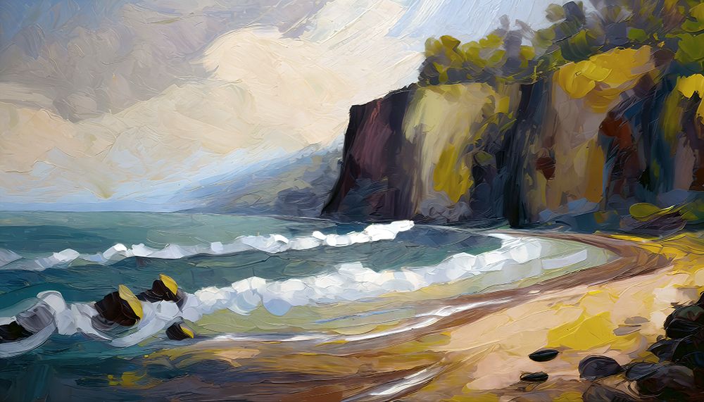Along the Blue Horizon art print by Ronald Bolokofsky for $57.95 CAD