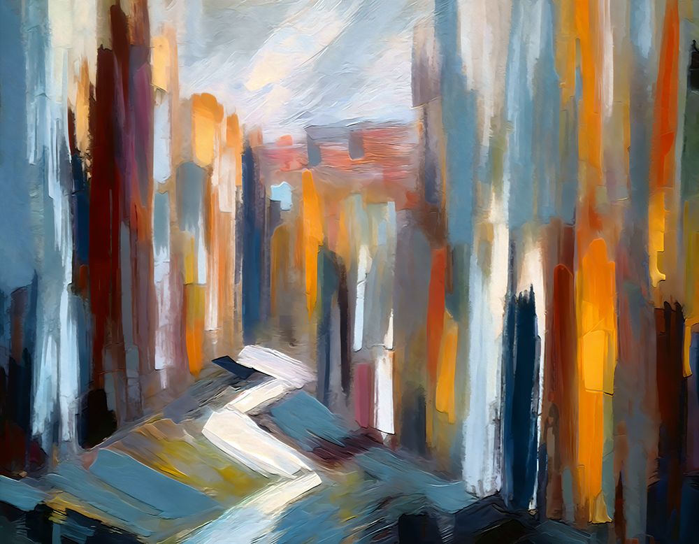 Artistic Urban Dreamscape art print by Ronald Bolokofsky for $57.95 CAD