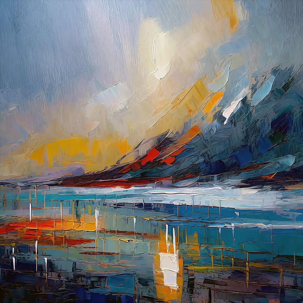 Blue Mountains At Sunset art print by Ronald Bolokofsky for $57.95 CAD
