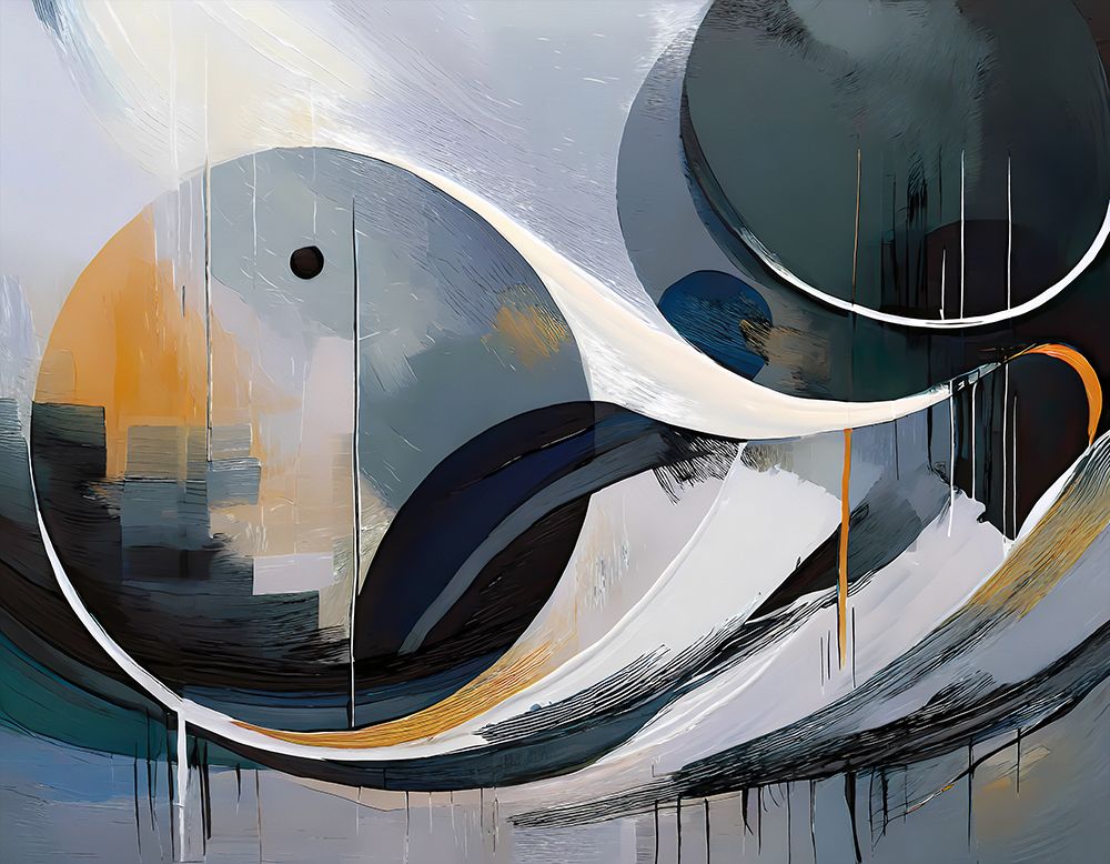 Blue Swirl art print by Ronald Bolokofsky for $57.95 CAD