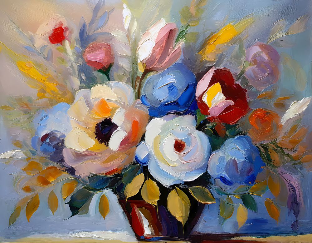 Bouquet of Garden Flowers art print by Ronald Bolokofsky for $57.95 CAD