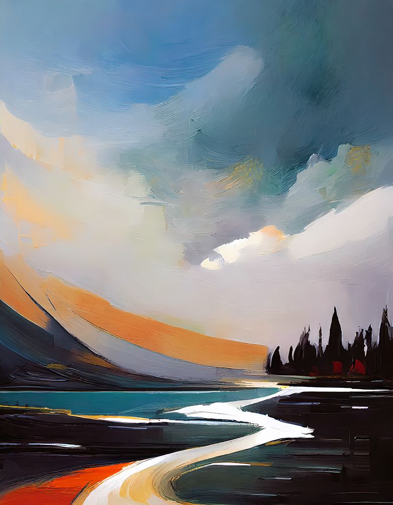 Cloudscape Reflection art print by Ronald Bolokofsky for $57.95 CAD