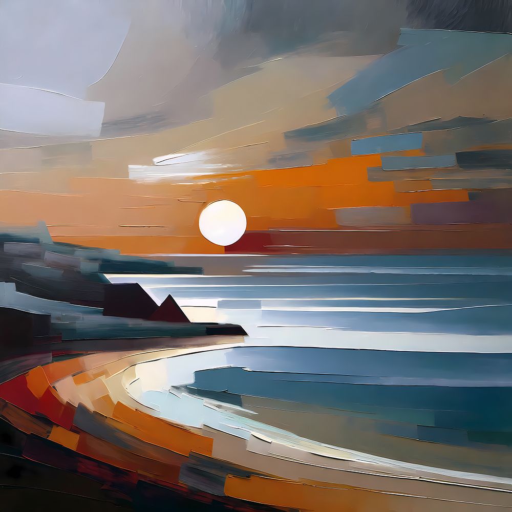 Oceans Embrace art print by Ronald Bolokofsky for $57.95 CAD