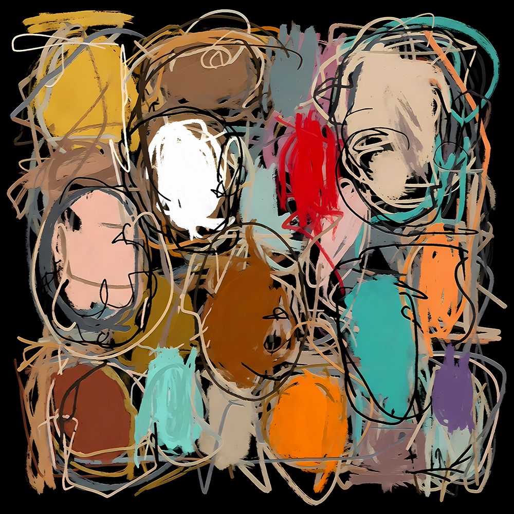 Anonymous Faces in the Crowd art print by Ronald Bolokofsky for $57.95 CAD