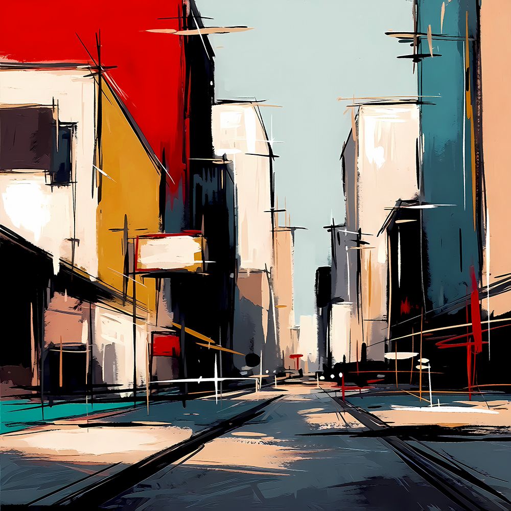 Architecture of Shadows art print by Ronald Bolokofsky for $57.95 CAD