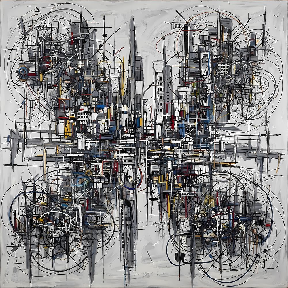 Architecture of Time art print by Ronald Bolokofsky for $57.95 CAD