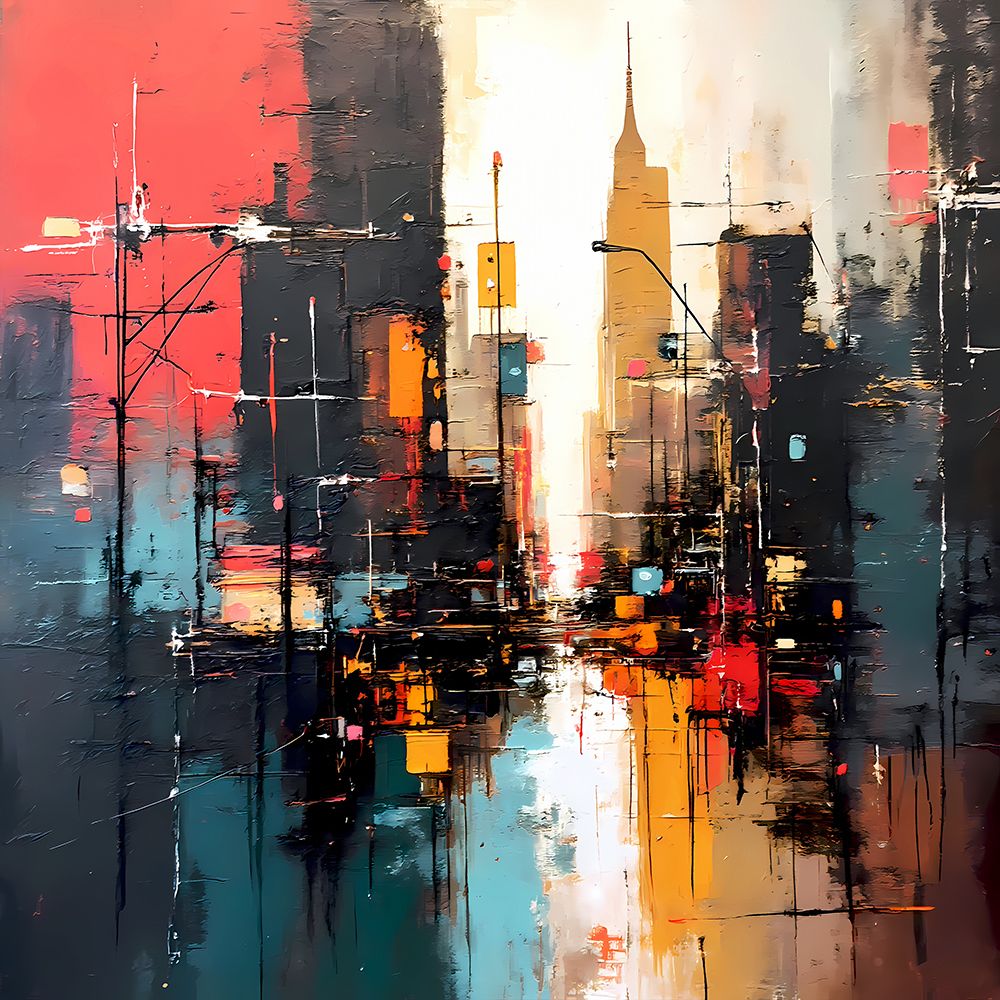 City Lights art print by Ronald Bolokofsky for $57.95 CAD