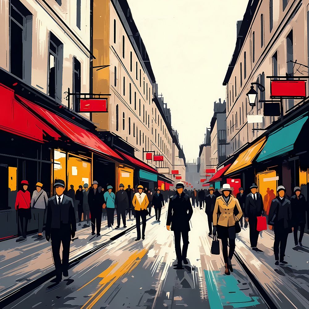City On the Move art print by Ronald Bolokofsky for $57.95 CAD