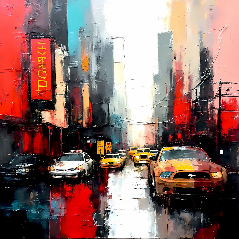 City Rush art print by Ronald Bolokofsky for $57.95 CAD