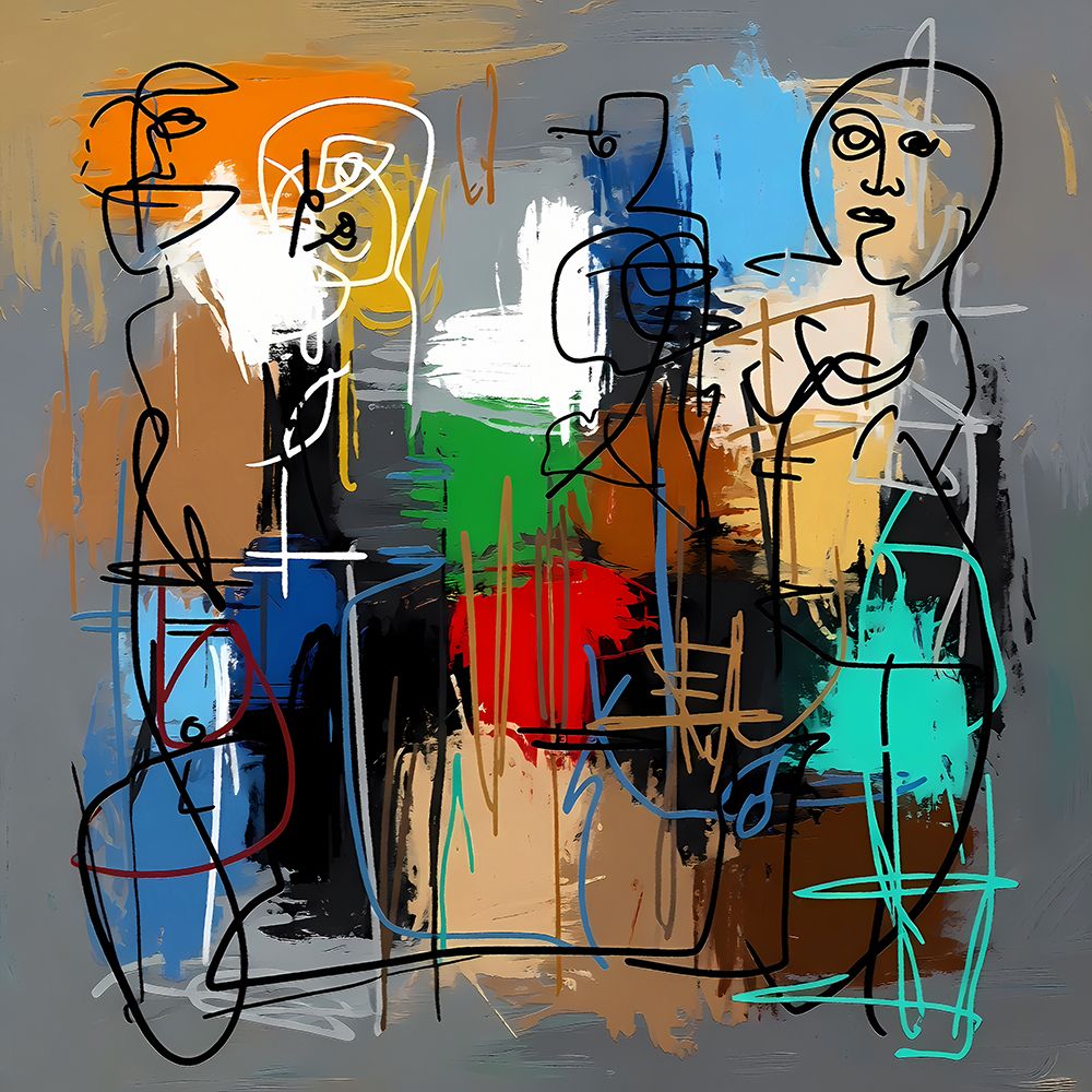 Figures of Thought art print by Ronald Bolokofsky for $57.95 CAD