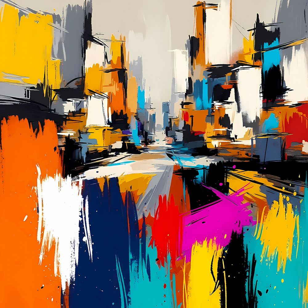 High-Rise Hues art print by Ronald Bolokofsky for $57.95 CAD