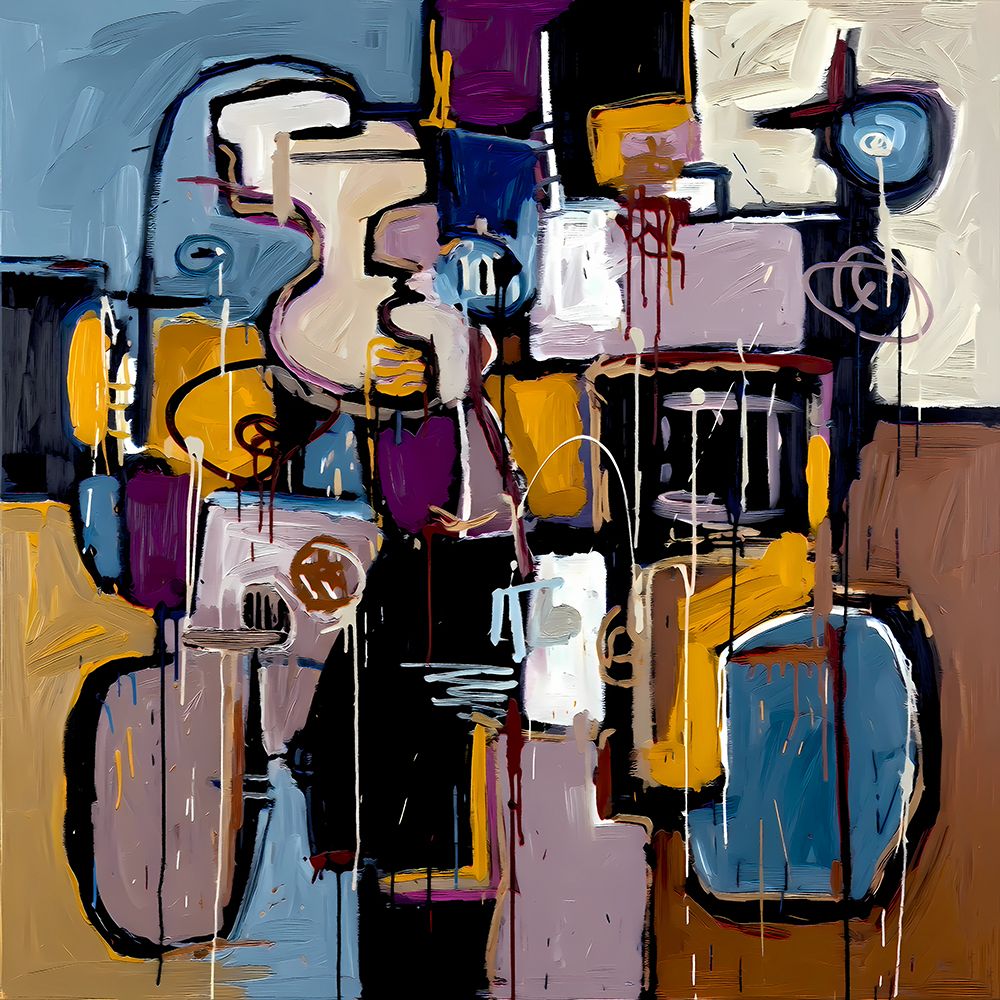 Industrial Interplay art print by Ronald Bolokofsky for $57.95 CAD
