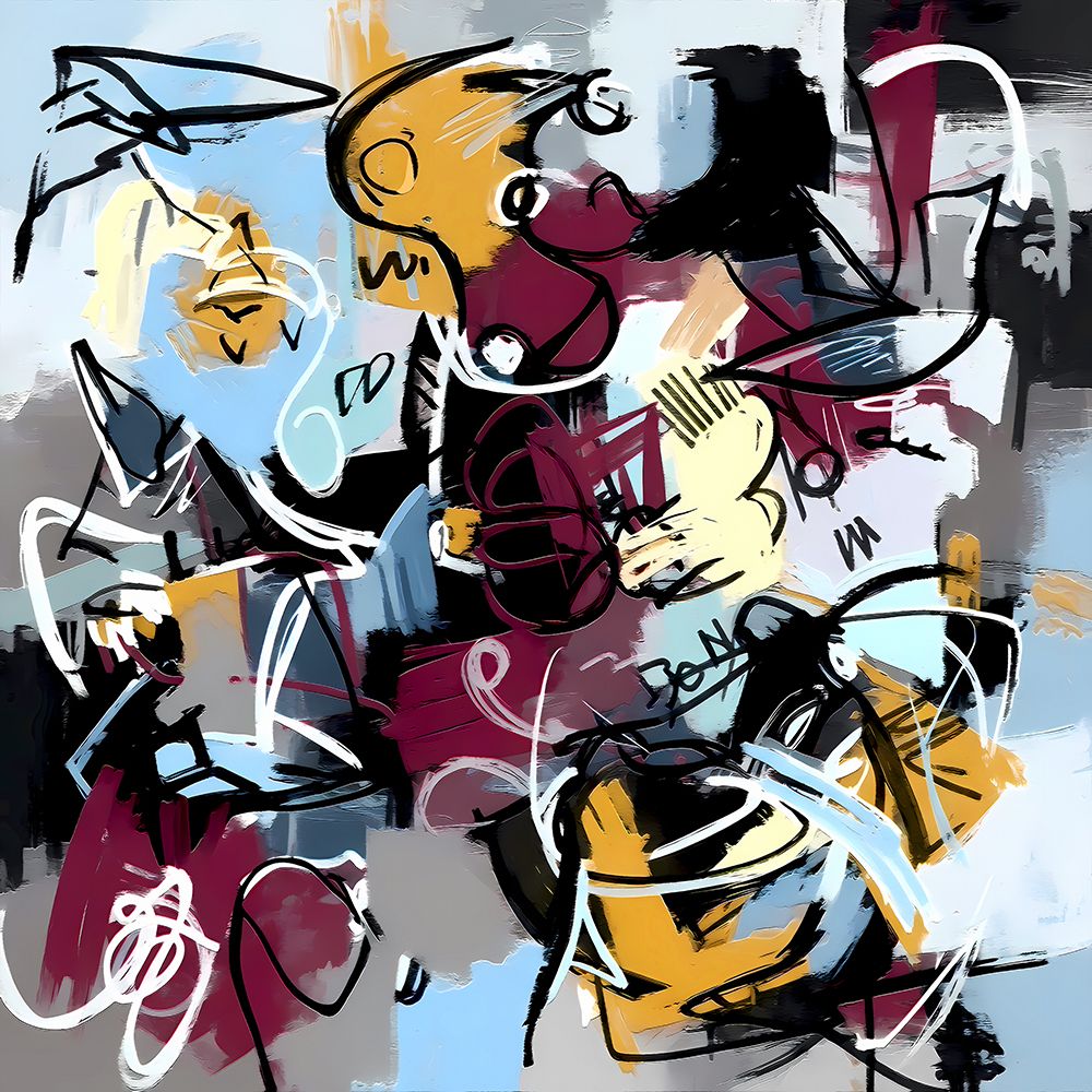 Language of Curves I art print by Ronald Bolokofsky for $57.95 CAD