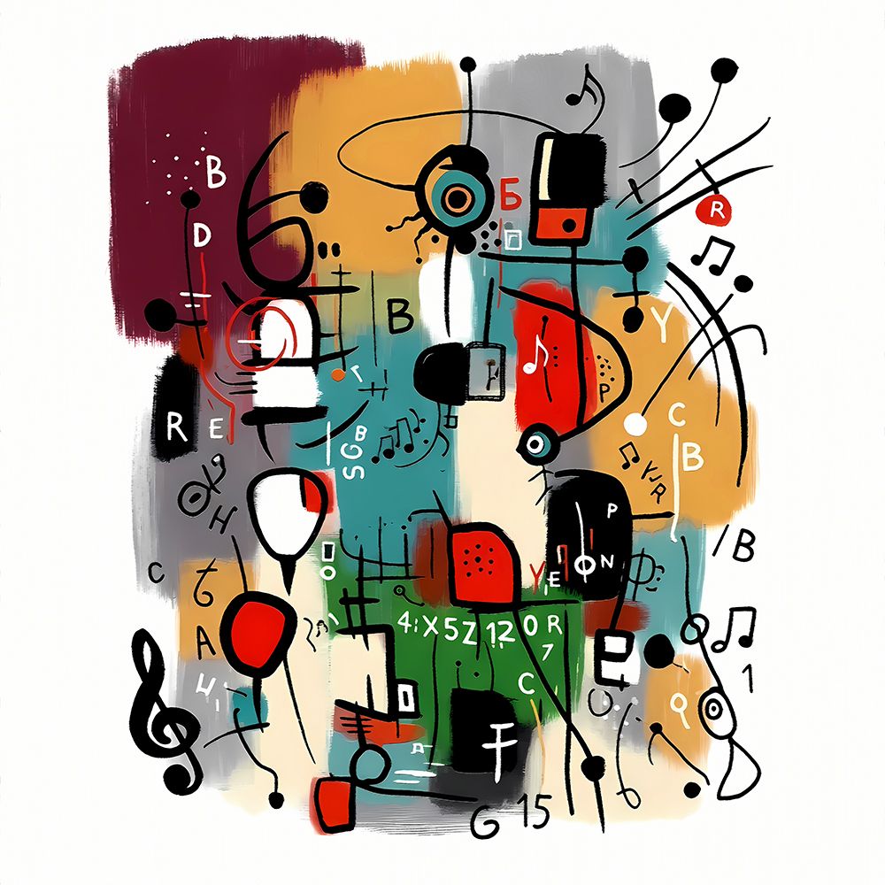 Melodic Geometry art print by Ronald Bolokofsky for $57.95 CAD