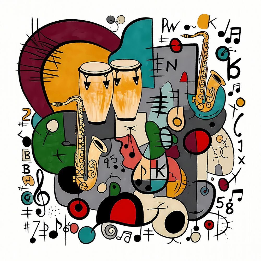 Musical Fusion I art print by Ronald Bolokofsky for $57.95 CAD