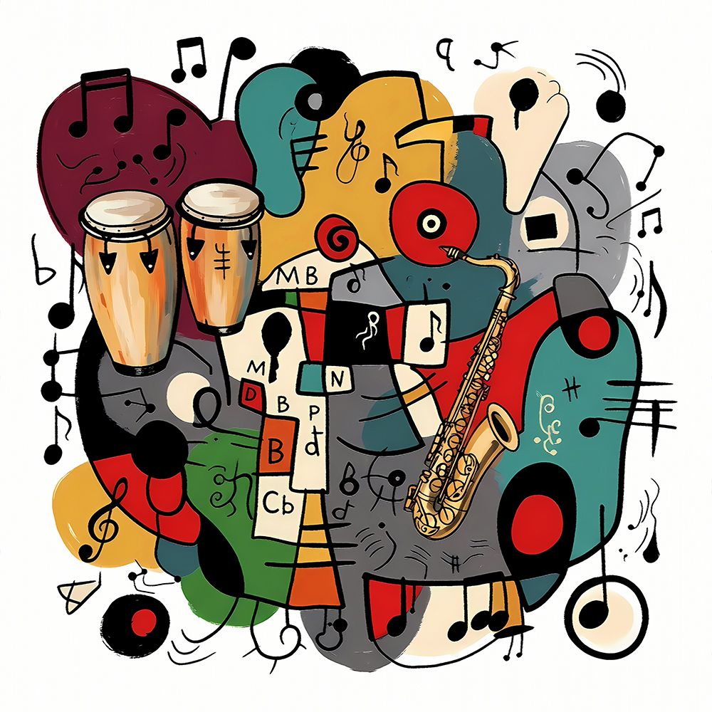Musical Fusion II art print by Ronald Bolokofsky for $57.95 CAD