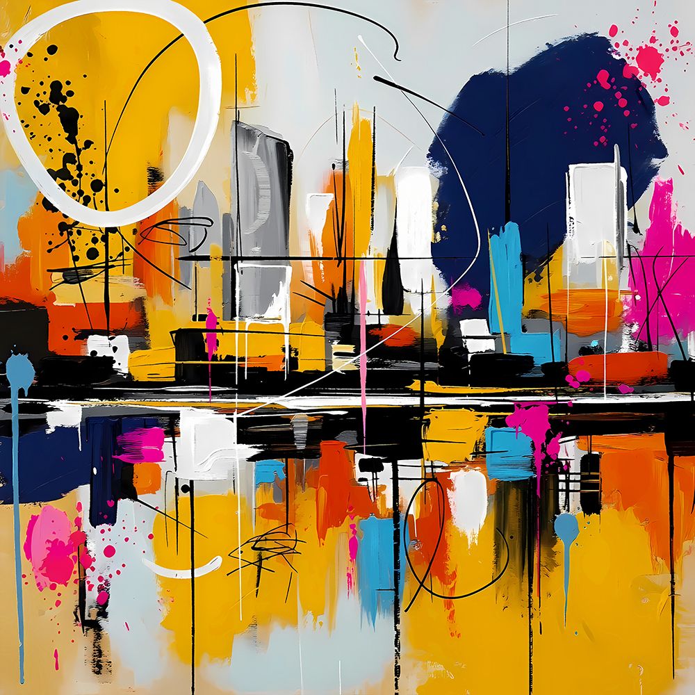 Neon Horizon art print by Ronald Bolokofsky for $57.95 CAD