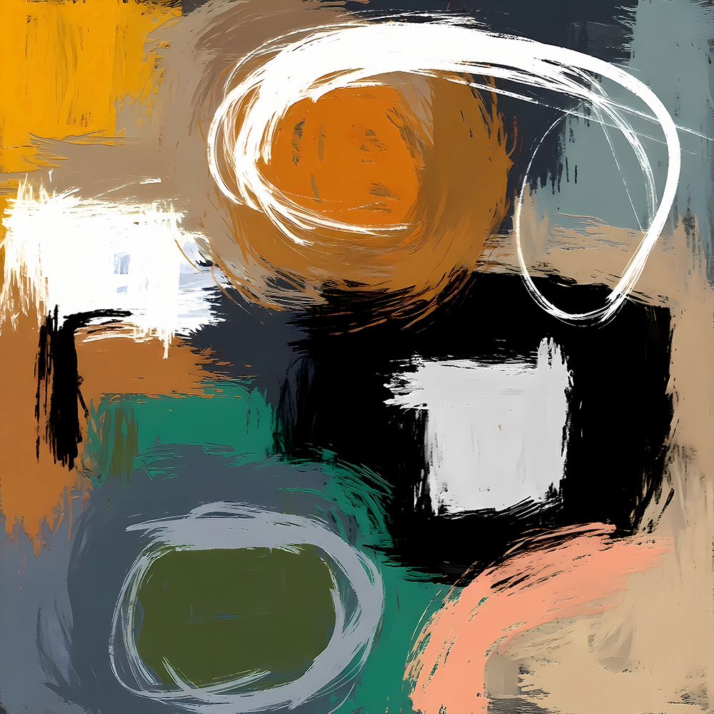Organic Geometry I art print by Ronald Bolokofsky for $57.95 CAD