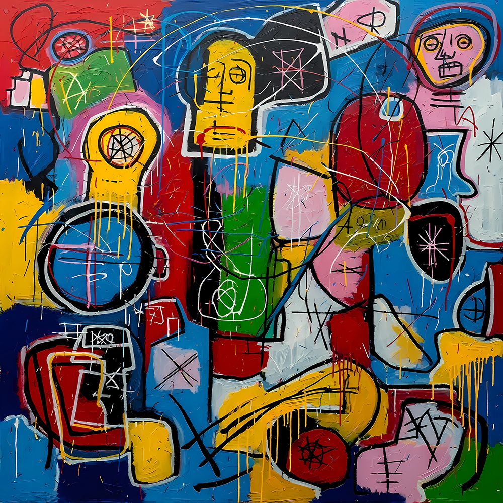 Painted Conversations art print by Ronald Bolokofsky for $57.95 CAD