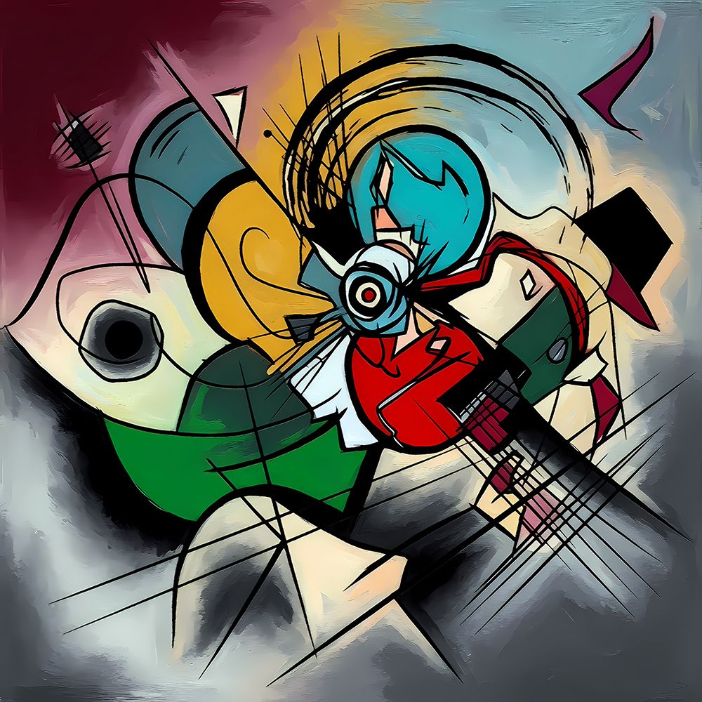 Painted Sound art print by Ronald Bolokofsky for $57.95 CAD
