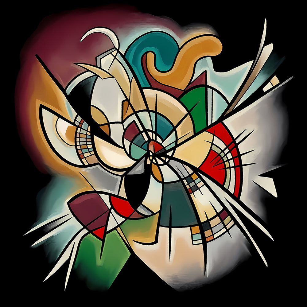 Prismatic Convergence art print by Ronald Bolokofsky for $57.95 CAD