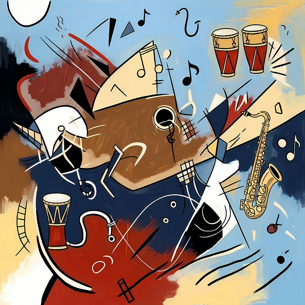 Retro Rhapsody art print by Ronald Bolokofsky for $57.95 CAD