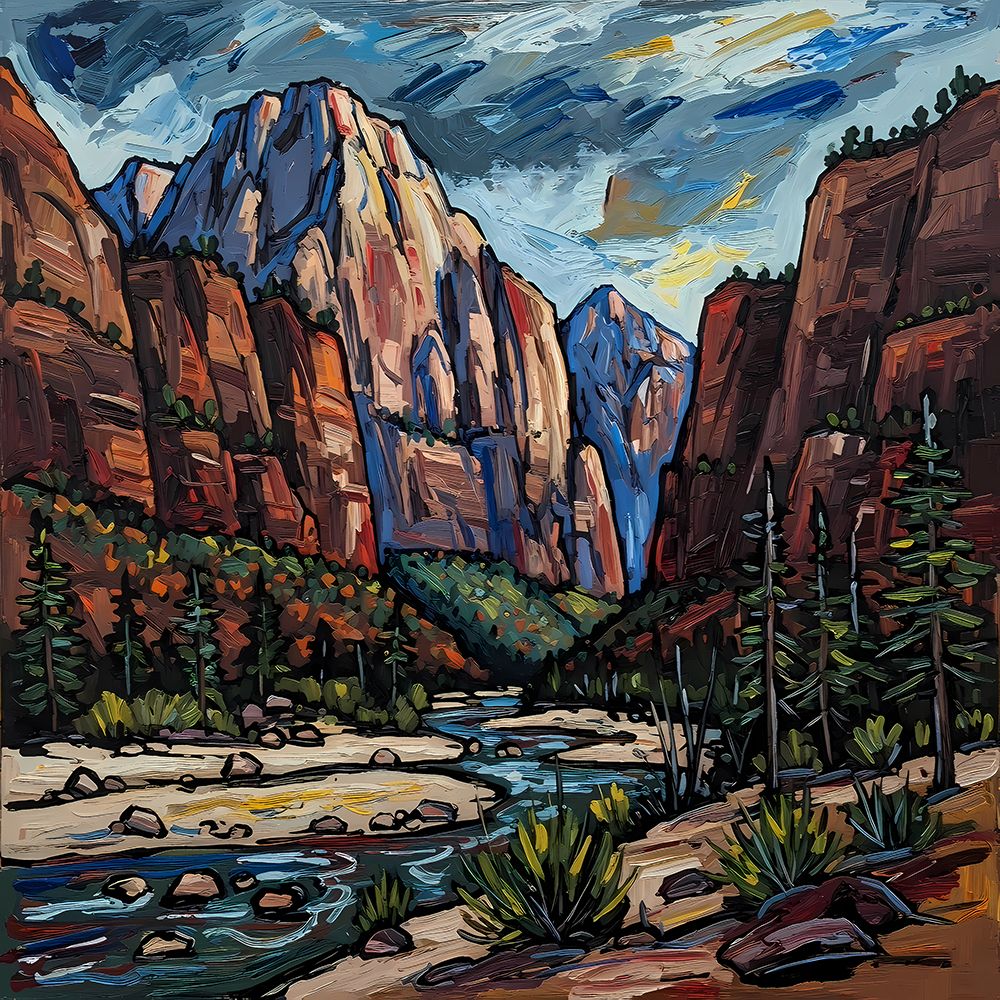 River Canyon art print by Ronald Bolokofsky for $57.95 CAD