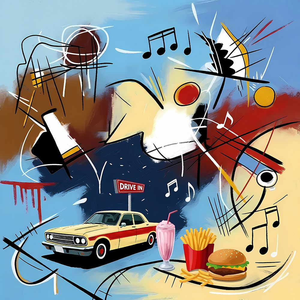 Route 66 Blues art print by Ronald Bolokofsky for $57.95 CAD