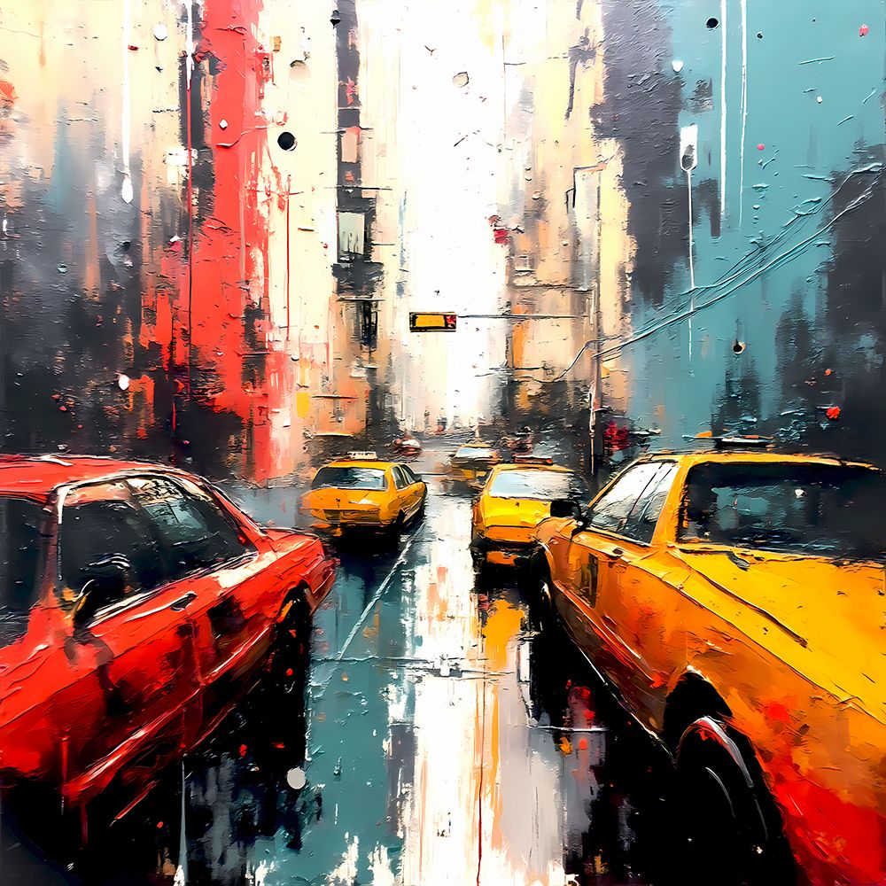 Rush Hour Reflections art print by Ronald Bolokofsky for $57.95 CAD