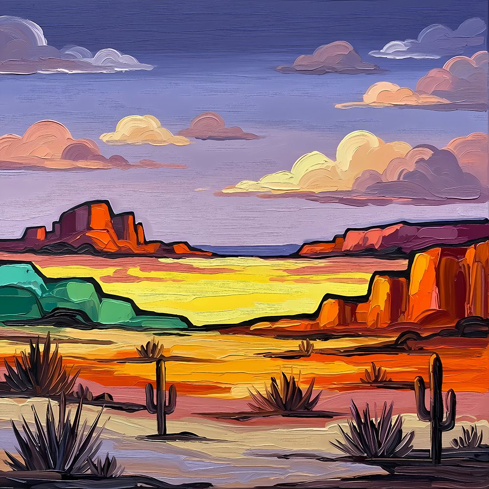 Southwestern Dreams II art print by Ronald Bolokofsky for $57.95 CAD