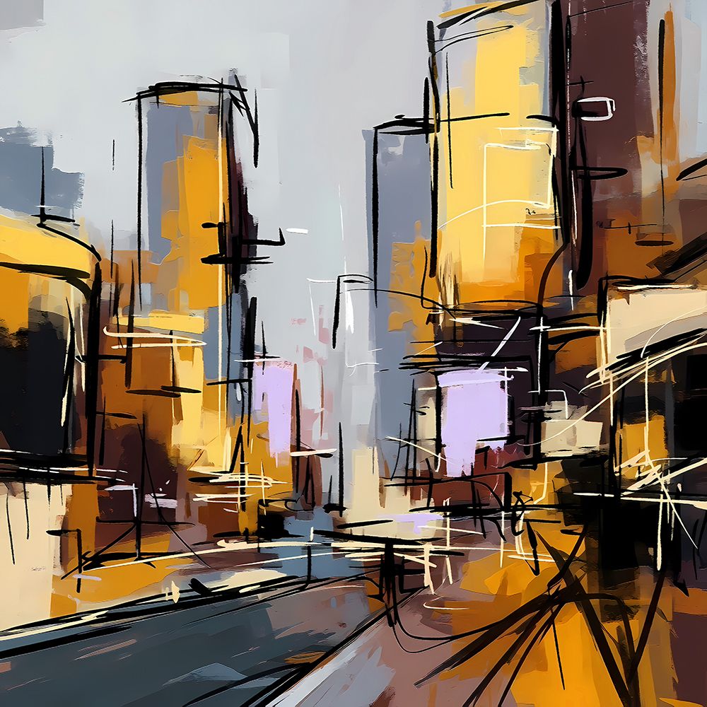 Streets of Gold I art print by Ronald Bolokofsky for $57.95 CAD