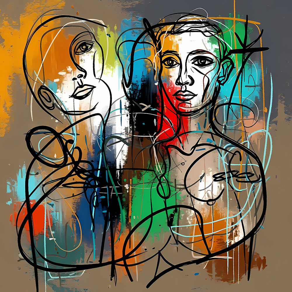 Unmasked Gestures art print by Ronald Bolokofsky for $57.95 CAD