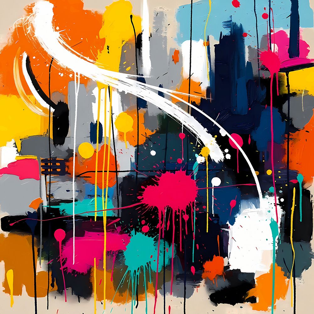 Urban Graffiti I art print by Ronald Bolokofsky for $57.95 CAD