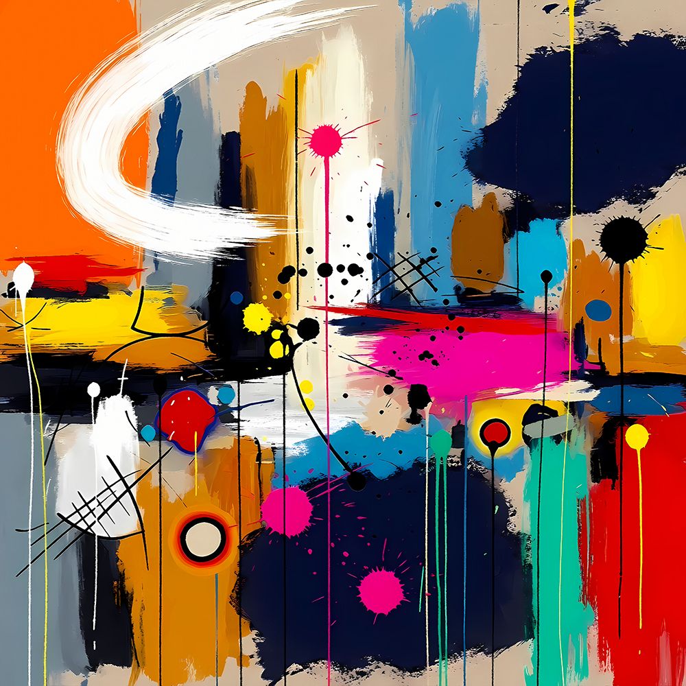 Urban Graffiti III art print by Ronald Bolokofsky for $57.95 CAD