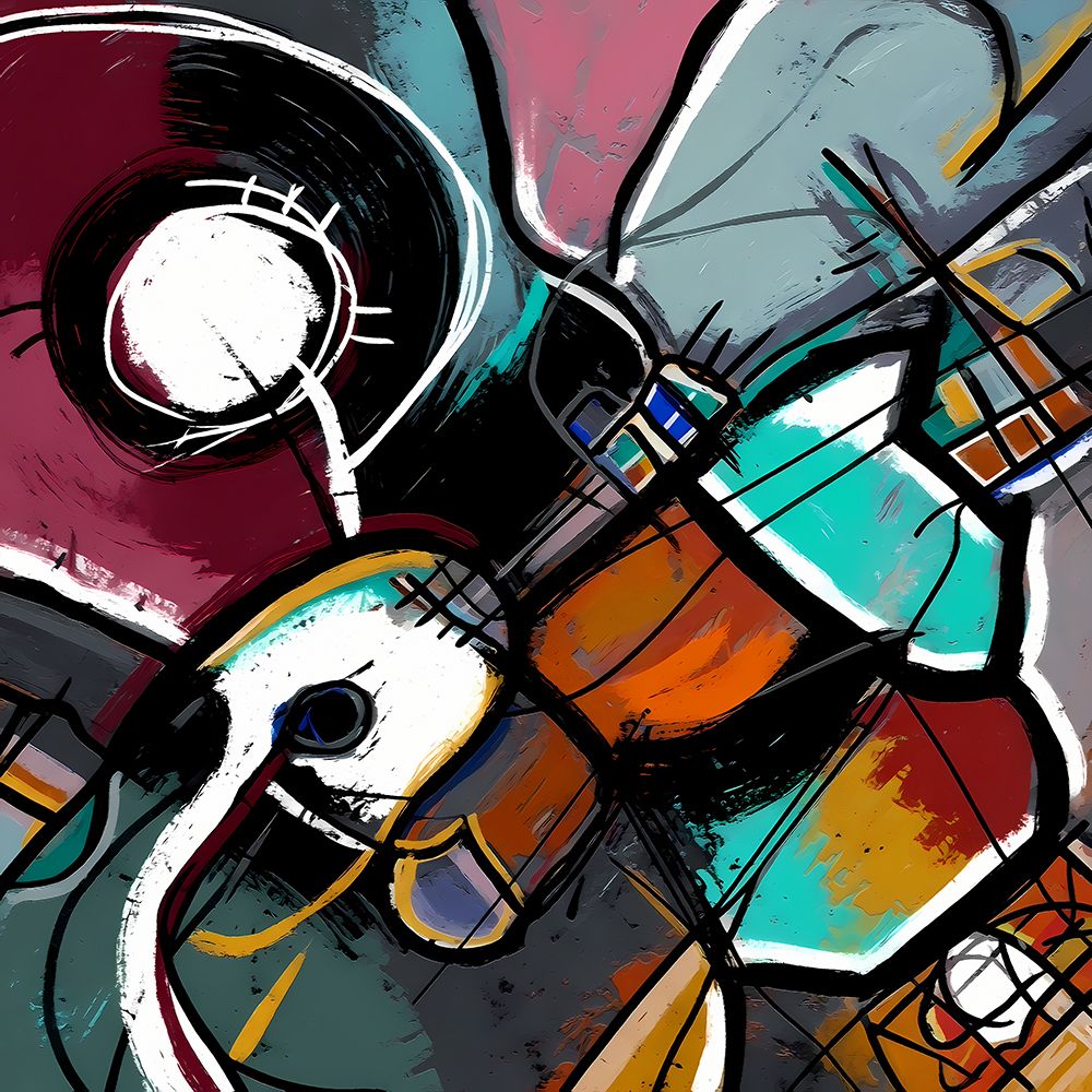 Urban Mosaic art print by Ronald Bolokofsky for $57.95 CAD