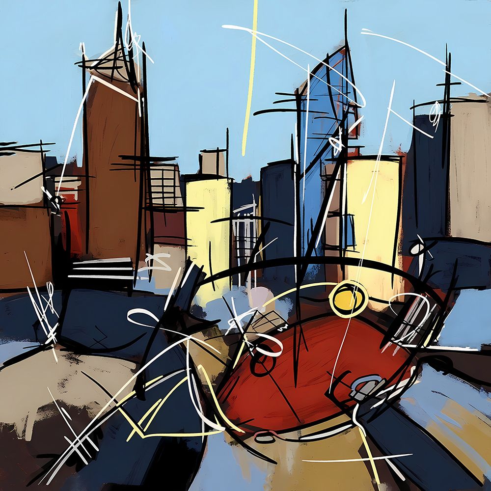 Urban Rhythms art print by Ronald Bolokofsky for $57.95 CAD