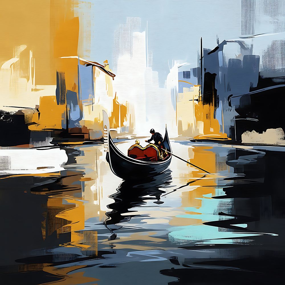 Gondoliers Grace art print by Ronald Bolokofsky for $57.95 CAD